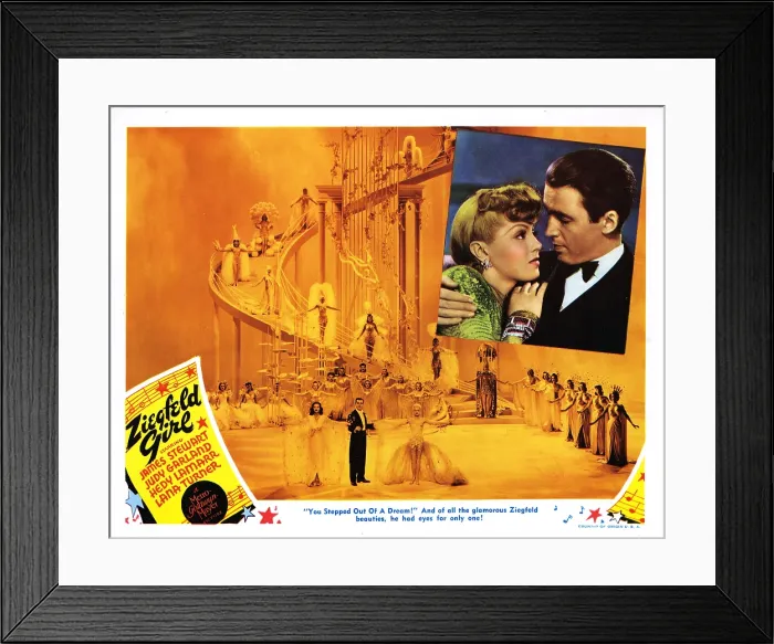 Framed Print : ZIEGFELD GIRL, from left, Lana Turner, James Stewart, 1941 Framed Print : ZIEGFELD GIRL, from left, Lana Turner, James Stewart, 1941