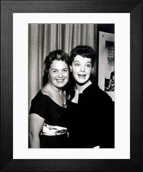 Framed Print : Romy Schneider and Mother Magda, 1940s Cleveland State University. Courtesy: CSU Archives  /  Everett Collection