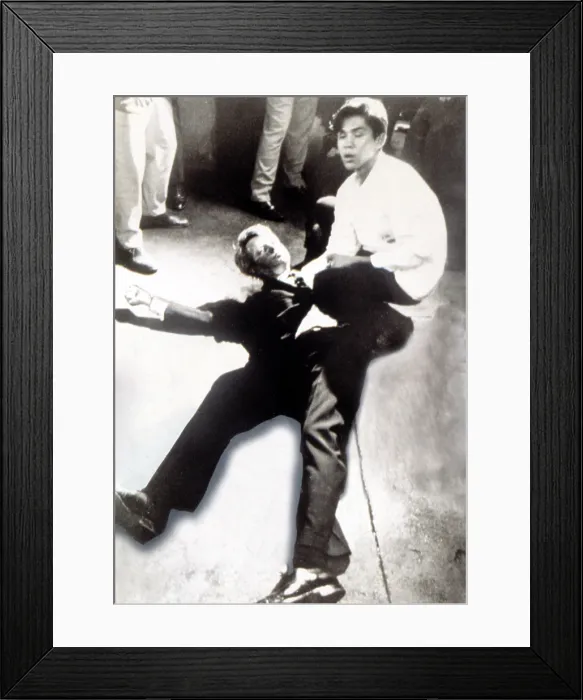 Framed Print : ROBERT KENNEDY, after being shot at the Ambassador Hotel, June 5, 1968. Courtesy: CSU Archives / Everett Collection Framed Print : ROBERT KENNEDY, after being shot at the Ambassador Hotel, June 5, 1968. Courtesy: CSU Archives / Everett Collection
