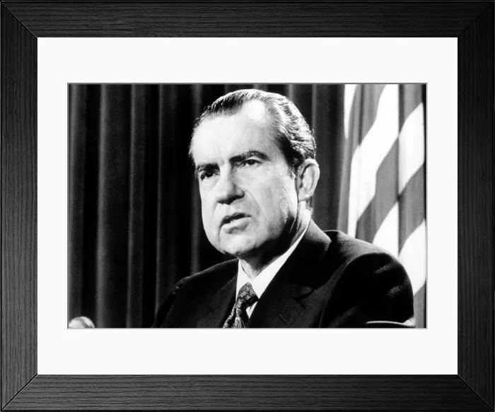 Framed Print : RICHARD NIXON, 02 / 25 / 71. Courtesy: CSU Archives / Everett Collection Framed Print : RICHARD NIXON, 02 / 25 / 71. Courtesy: CSU Archives / Everett Collection