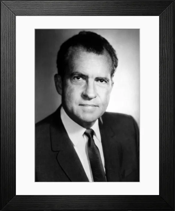 Framed Print : RICHARD NIXON, 1960s. Courtesy: CSU Archives / Everett Collection Framed Print : RICHARD NIXON, 1960s. Courtesy: CSU Archives / Everett Collection