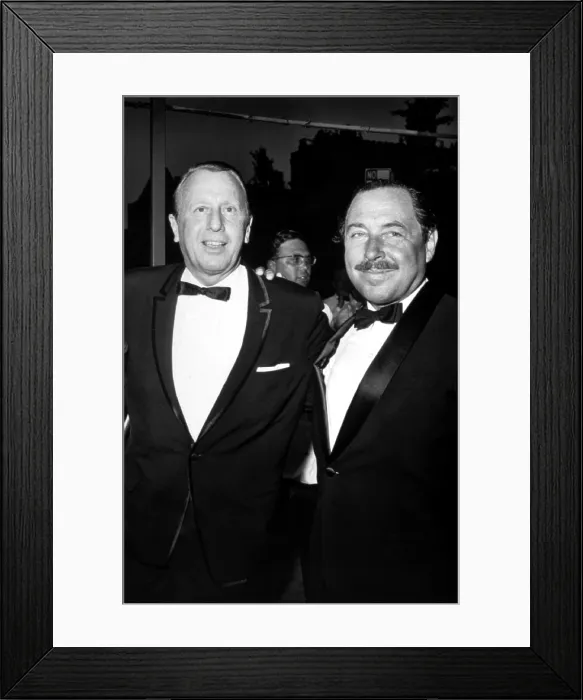 Framed Print : Tenessee Williams with Ray Stark, 1964. Courtesy: CSU Archives / Everett Collection Framed Print : Tenessee Williams with Ray Stark, 1964. Courtesy: CSU Archives / Everett Collection