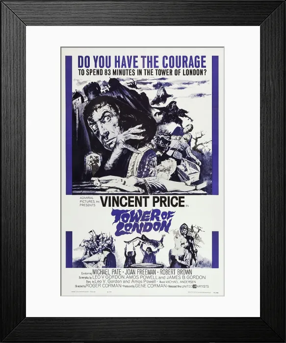 Framed Print : TOWER OF LONDON, US poster art, Vincent Price (top, left), 1939 Framed Print : TOWER OF LONDON, US poster art, Vincent Price (top, left), 1939