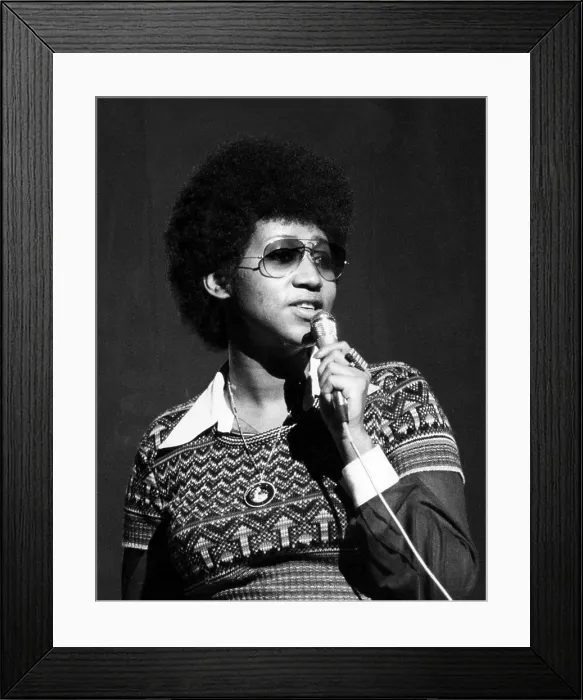 Framed Print : Aretha Franklin, 1973. Courtesy: CSU Archives / Everett Collection