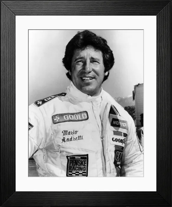 Framed Print : Mario Andretti, 1978. Courtesy: CSU Archives / Everett Collection Framed Print : Mario Andretti, 1978. Courtesy: CSU Archives / Everett Collection