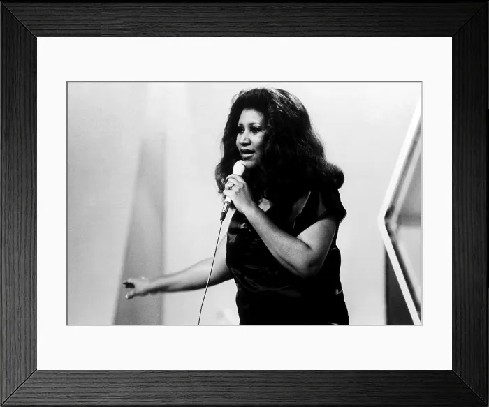 Framed Print : Aretha Franklin, ca. late 1970s. Courtesy CSU Archives / Everett Collection