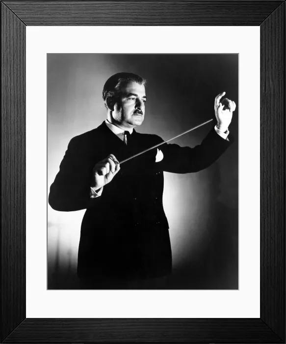 Framed Print : Boston Pops Orchestra conductor, Arthur Fiedler. 1894-1979. Courtesy: CSU Archives / Everett Collection