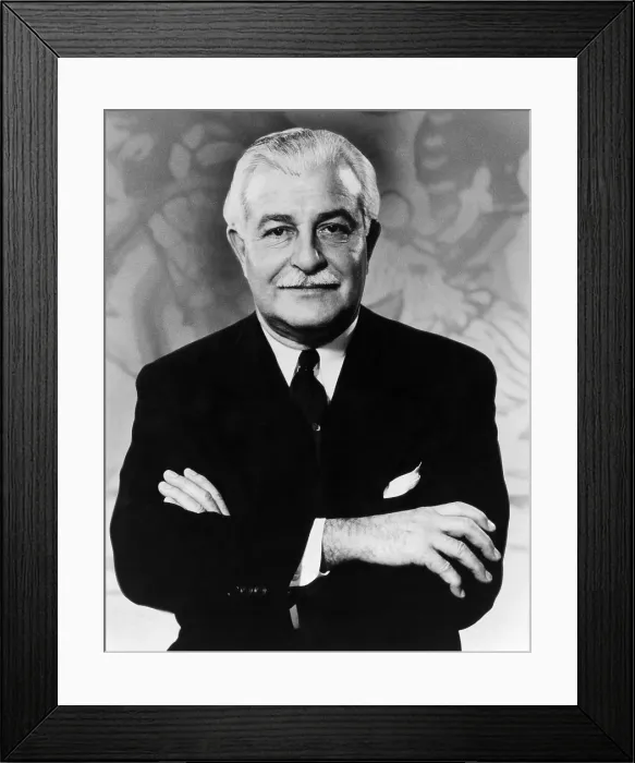 Framed Print : Boston Pops Orchestra conductor, Arthur Fiedler. ca. 1966. Courtesy: CSU Archives / Everett Collection