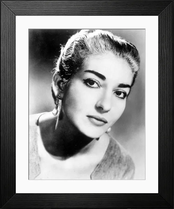 Framed Print : Maria Callas, circa 1958. Courtesy: CSU Archives  /  Everett Collection