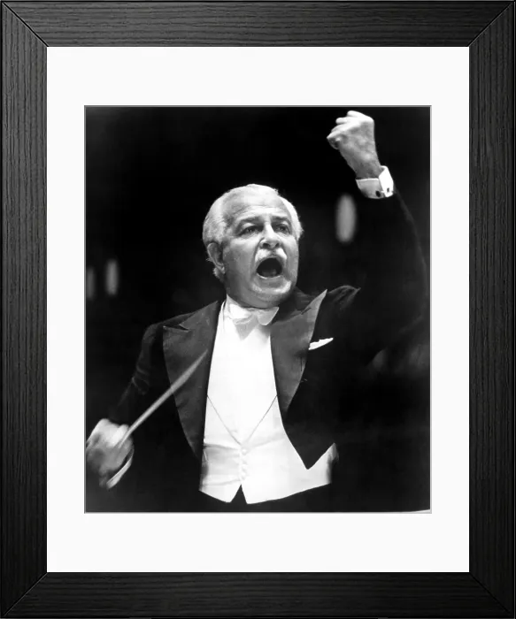 Framed Print : Boston Pops Orchestra conductor, Arthur Fiedler. ca. 1967. Courtesy: CSU Archives / Everett Collection