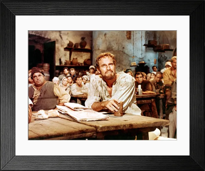 Framed Print : THE AGONY AND THE ECSTASY, Charlton Heston, 1965, TM and Copyright (c) 20th Century-Fox Film Corp. All Rights Reserved