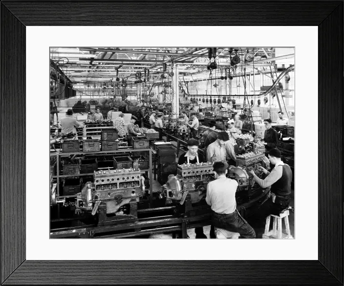 Framed Print : Chrysler factory, 1937. Courtesy: CSU Archives / Everett Collection