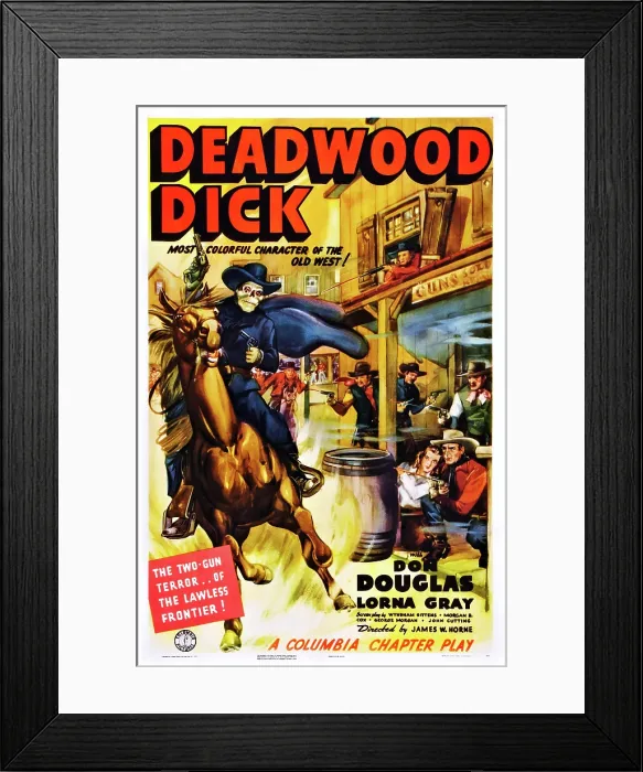 Framed Print : DEADWOOD DICK, Don Douglas, 1940 Framed Print : DEADWOOD DICK, Don Douglas, 1940