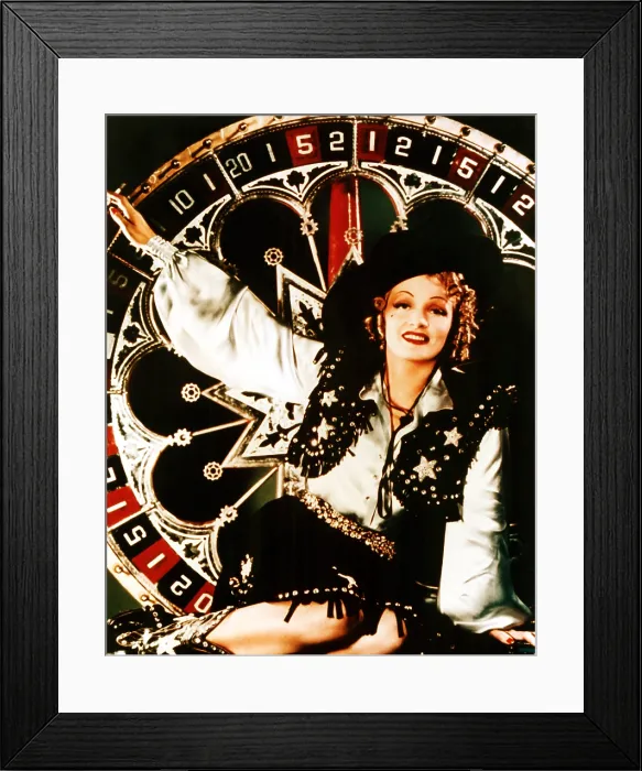 Framed Print : DESTRY RIDES AGAIN, Marlene Dietrich, 1939