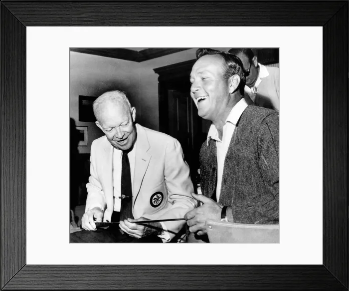 Framed Print : Former President Dwight Eisenhower enjoys a laugh with famed golfer, Arnold Palmer Aug. 12, 1965. (CSU_ALPHA_279) CSU Archives / Everett Collection Framed Print : Former President Dwight Eisenhower enjoys a laugh with famed golfer, Arnold Palmer Aug. 12, 1965. (CSU_ALPHA_279) CSU Archives / Everett Collection