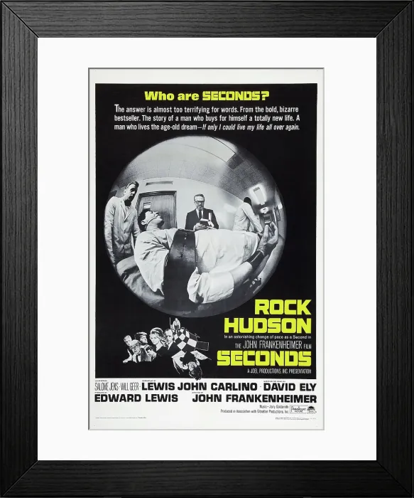 Framed Print : SECONDS, US poster, Rock Hudson (center), 1966 Framed Print : SECONDS, US poster, Rock Hudson (center), 1966