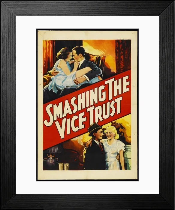 Framed Print : SMASHING THE VICE TRUST, Willy Castello (top right, bottom left), 1937 Framed Print : SMASHING THE VICE TRUST, Willy Castello (top right, bottom left), 1937