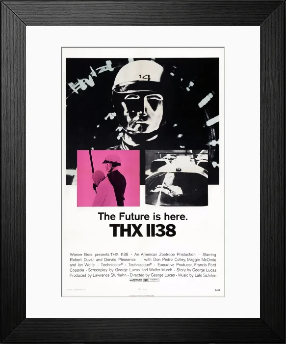 Framed Print : THX 1138, US poster art, 1971
