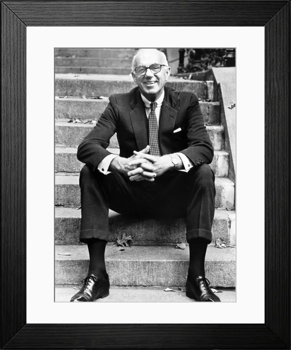 Framed Print : American pediatrician and author Dr. Benjamin Spock, (1903-1998), 1974.. Courtesy: CSU Archives  /  Everett Collection