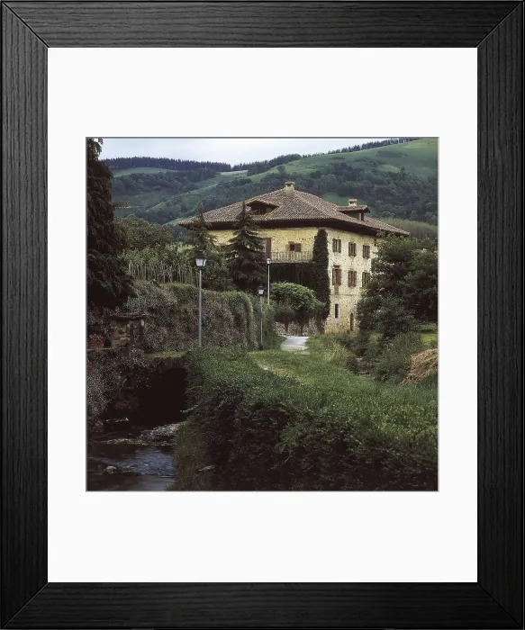 Framed Print : BAROJA NESSI, Po (1872-1956). Casern de Iztea, from the town of Vera del Bidasoa, where Pio Baroja lived many years. SPAIN. NAVARRE. Vera del Bidasoa Framed Print : BAROJA NESSI, Po (1872-1956). Casern de Iztea, from the town of Vera del Bidasoa, where Pio Baroja lived many years. SPAIN. NAVARRE. Vera del Bidasoa
