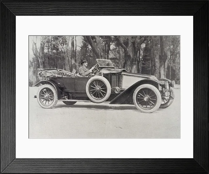 Framed Print : Renault model of 1914 with 40 horsepower and 6 cylinder. Image published in the magazine 'La Esfera' (4th April 1914). AISA / Everett Collection**US SALES ONLY**
