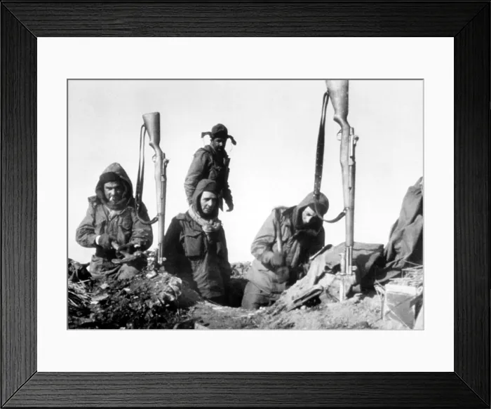 Framed Print : Korean War: French soldiers, Korean War, Korea, 1951.. Courtesy: CSU Archives  /  Everett Collection
