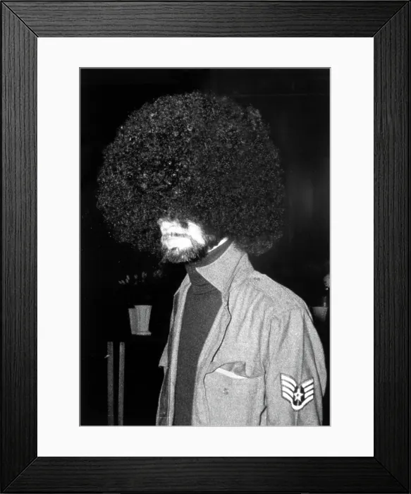 Framed Print : Man with an Afro, New York City, June, 1974.. Courtesy: CSU Archives / Everett Collection Framed Print : Man with an Afro, New York City, June, 1974.. Courtesy: CSU Archives / Everett Collection
