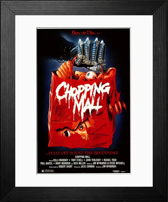 Framed Print : CHOPPING MALL, 1986, Concorde Pictures / courtesy Everett Collection