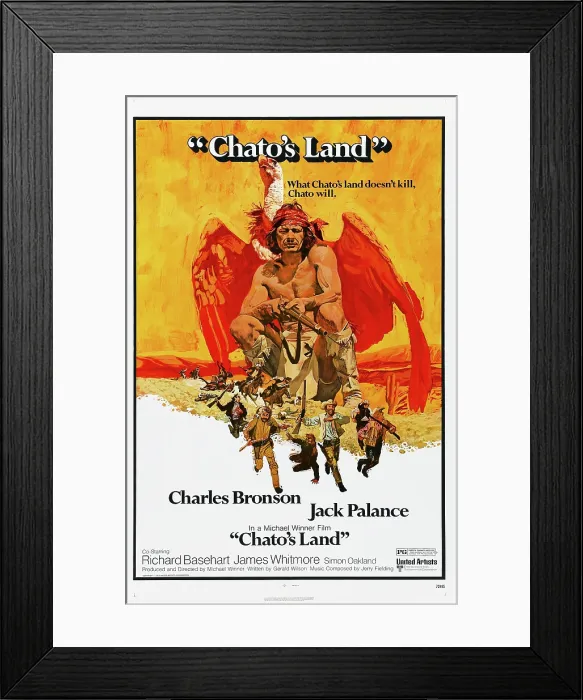 Framed Print : CHATO'S LAND, US poster, Charles Bronson, 1972