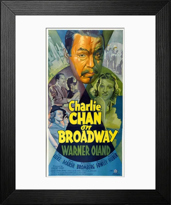 Framed Print : CHARLIE CHAN ON BROADWAY, top center: Warner Oland, 1937, TM and Copyright 20th Century Fox Film Corp. All rights reserved. / courtesy Everett Collection Framed Print : CHARLIE CHAN ON BROADWAY, top center: Warner Oland, 1937, TM and Copyright 20th Century Fox Film Corp. All rights reserved. / courtesy Everett Collection