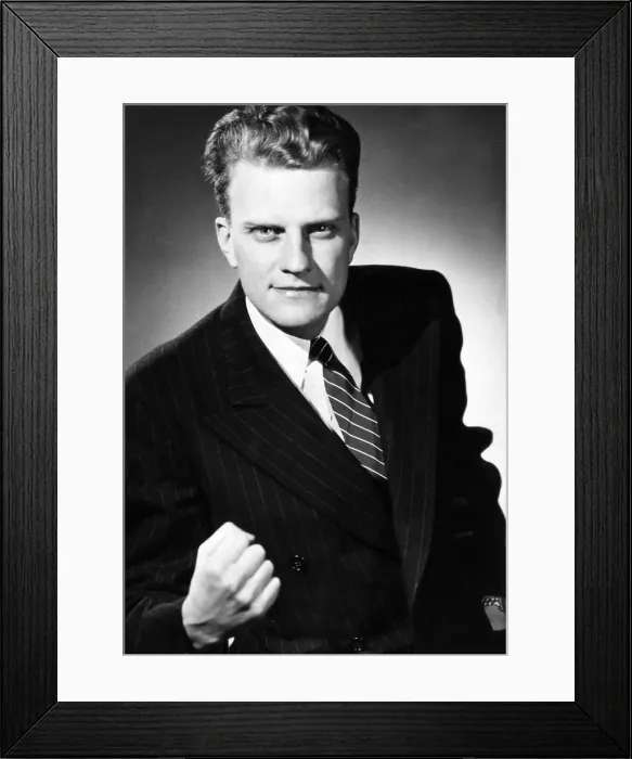 Framed Print : Evangelist, Billy Graham. ca. 1947. Courtesy: CSU Archives / Everett Collection Framed Print : Evangelist, Billy Graham. ca. 1947. Courtesy: CSU Archives / Everett Collection