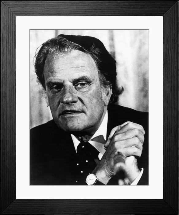 Framed Print : Evangelist Billy Graham. ca. 1977. Courtesy: CSU Archives / Everett Collection Framed Print : Evangelist Billy Graham. ca. 1977. Courtesy: CSU Archives / Everett Collection