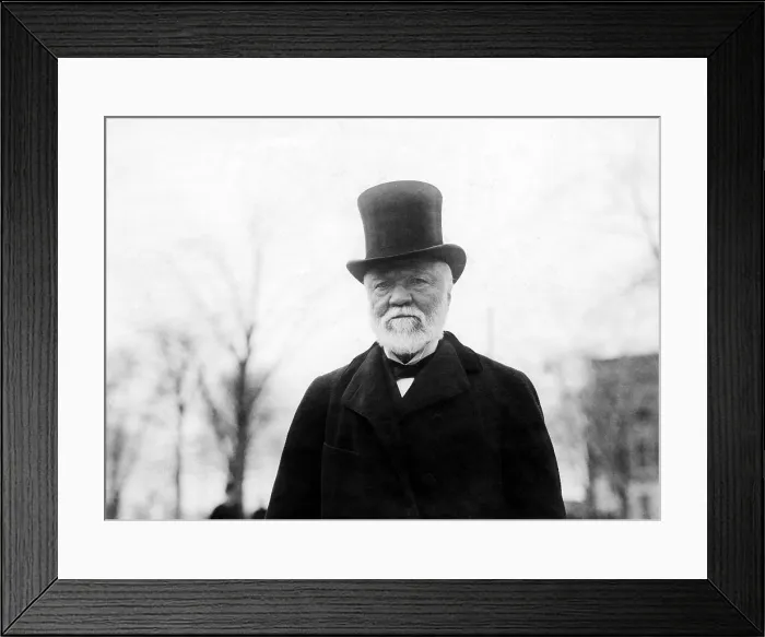 Framed Print : Andrew Carnegie, 1912. Courtesy: CSU Archives / Everett Collection Framed Print : Andrew Carnegie, 1912. Courtesy: CSU Archives / Everett Collection