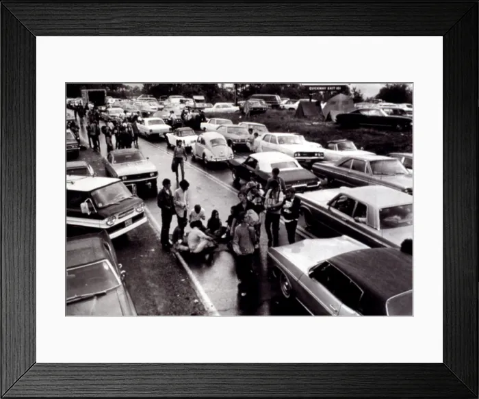 Framed Print : Woodstock 1969 Historic event in Bethel NY. Courtesy: CSU Archives  /  Everett Collection