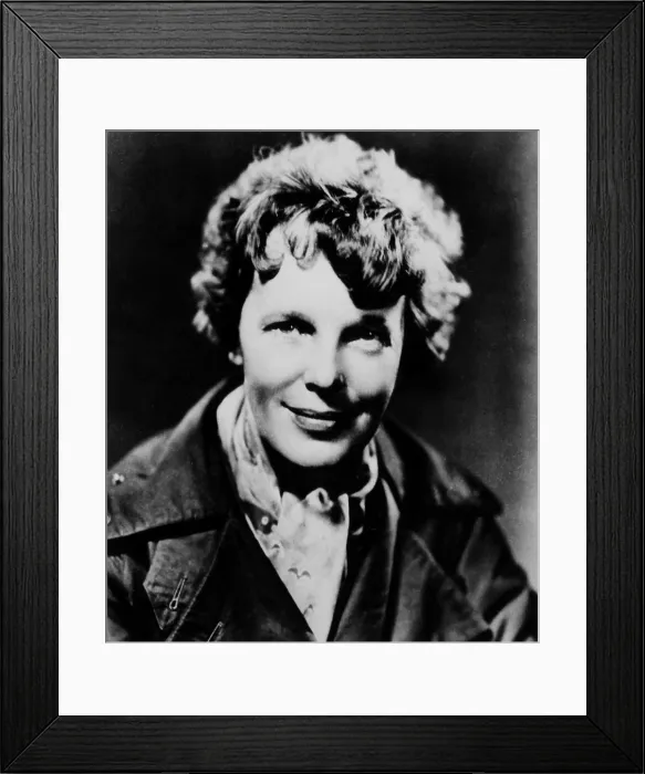 Framed Print : Amelia Earhart, 1935. Courtesy: CSU Archives  /  Everett Collection