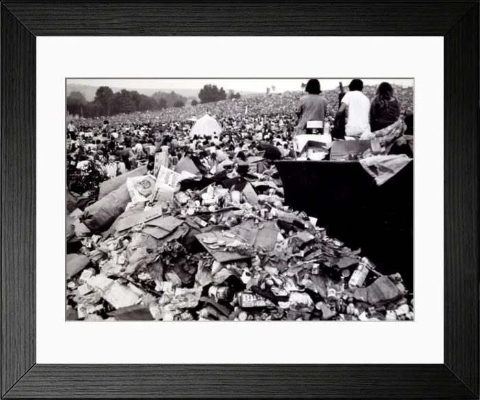 Framed Print : Woodstock 1969 Historic event in Bethel NY. Courtesy: CSU Archives  /  Everett Collection