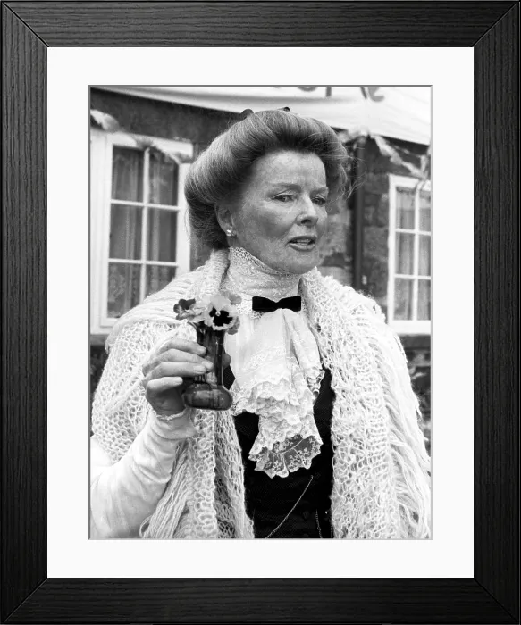 Framed Print : THE CORN IS GREEN, Katharine Hepburn as Lilly C Moffat, 1979. Courtesy: CSU Archives / Everett Collection