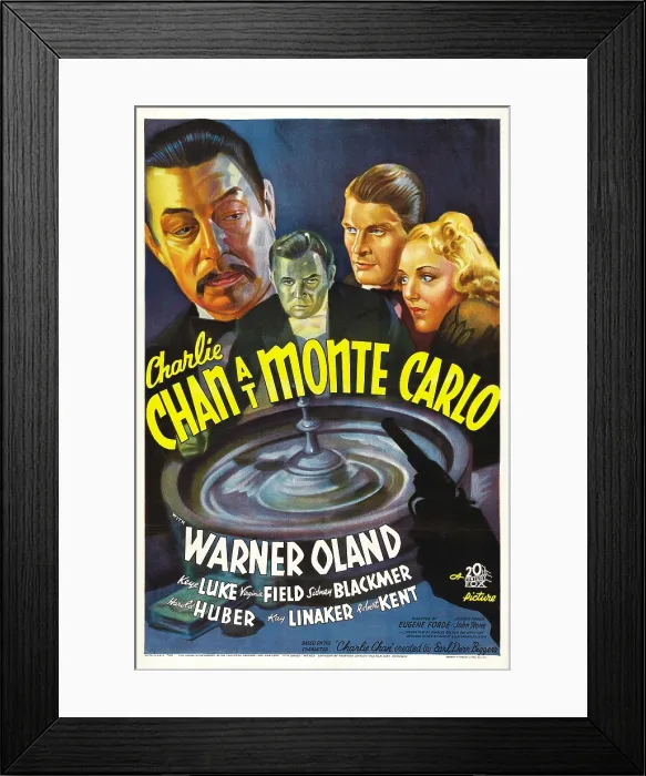 Framed Print : CHARLIE CHAN AT MONTE CARLO, Warner Oland, Sidney Blackmer, Robert Kent, Kay Linaker, 1937, TM and Copyright 20th Century Fox Film Corp Framed Print : CHARLIE CHAN AT MONTE CARLO, Warner Oland, Sidney Blackmer, Robert Kent, Kay Linaker, 1937, TM and Copyright 20th Century Fox Film Corp