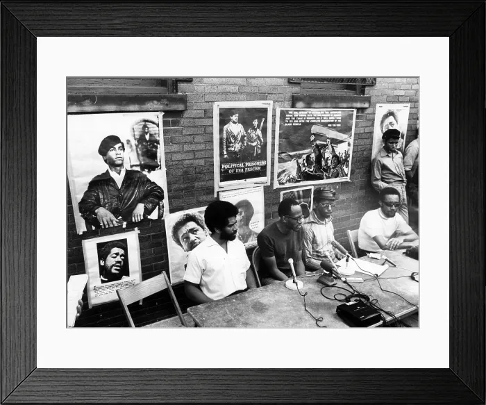 Framed Print : EV1817 - Black Panther Party Press Conference on E 79th Street and Rawlings Street, Cleveland, OH, June 1970. Courtesy: CSU Archives / Everett Collection Framed Print : EV1817 - Black Panther Party Press Conference on E 79th Street and Rawlings Street, Cleveland, OH, June 1970. Courtesy: CSU Archives / Everett Collection