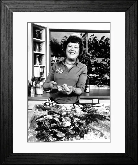 Framed Print : JULIA CHILD AND COMPANY, Julia Child, 1978-79. Courtesy: CSU Archives  /  Everett Collection