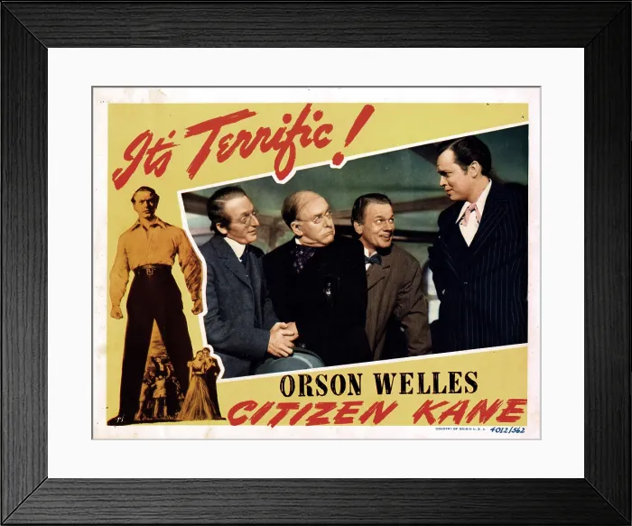 Framed Print : CITIZEN KANE, from left, Everett Sloane, Erskine Sanford, Joseph Cotten, Orson Welles, 1941 Framed Print : CITIZEN KANE, from left, Everett Sloane, Erskine Sanford, Joseph Cotten, Orson Welles, 1941