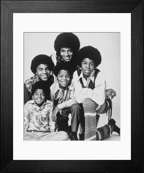 Framed Print : THE JACKSON FIVE, group portrait, 1970. Courtesy: CSU Archives  /  Everett Collection