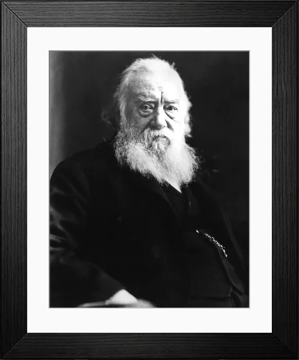 Framed Print : EV1861 - Telephone inventor Alexander Graham Bell (1847-1922), undated portrait. Courtesy: CSU Archives / Everett Collection Framed Print : EV1861 - Telephone inventor Alexander Graham Bell (1847-1922), undated portrait. Courtesy: CSU Archives / Everett Collection