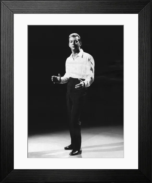 Framed Print : Bobby Darin, performing on the Dinah Shore Show ca. 1963
