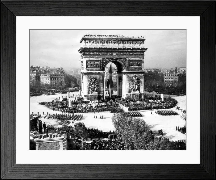 Framed Print : EV1944 - The Arc de Triomphe during an Armistice Day Celebration, Paris, France, sometime between the end of WWI and 1940 in Paris. Courtesy: CSU Archives / Everett Collection Framed Print : EV1944 - The Arc de Triomphe during an Armistice Day Celebration, Paris, France, sometime between the end of WWI and 1940 in Paris. Courtesy: CSU Archives / Everett Collection
