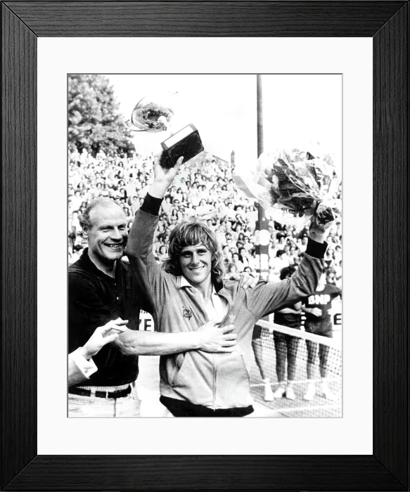 Framed Print : Bjorn Borg, holding up his winner's cup, 6 / 19 / 1974. Courtesy: CSU Archives / Everett Collection Framed Print : Bjorn Borg, holding up his winner's cup, 6 / 19 / 1974. Courtesy: CSU Archives / Everett Collection
