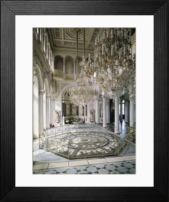 Framed Print : Small Hermitage. Pavilion Hall. 1858. RUSSIA. Saint Petersburg. State Hermitage Museum