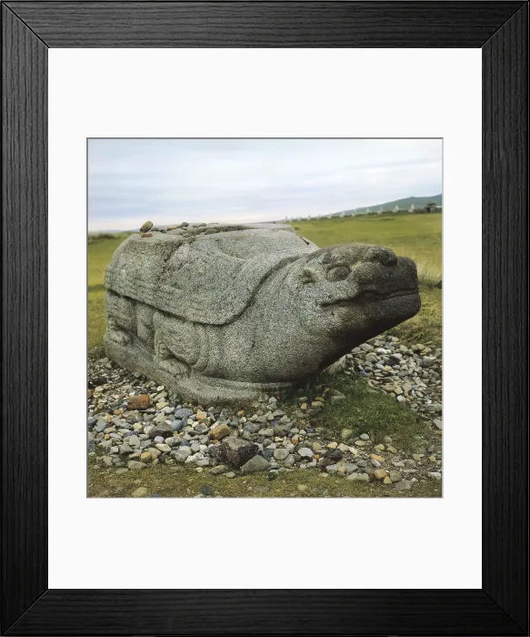 Framed Print : MONGOLIA. SOUTH HANGAJ. Karakorum. The Great Turtle. AISA / Everett Collection**US SALES ONLY** Framed Print : MONGOLIA. SOUTH HANGAJ. Karakorum. The Great Turtle. AISA / Everett Collection**US SALES ONLY**