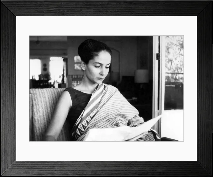 Framed Print : ANITA DESAI, Author, 1980.. Courtesy: CSU Archives / Everett Collection Framed Print : ANITA DESAI, Author, 1980.. Courtesy: CSU Archives / Everett Collection