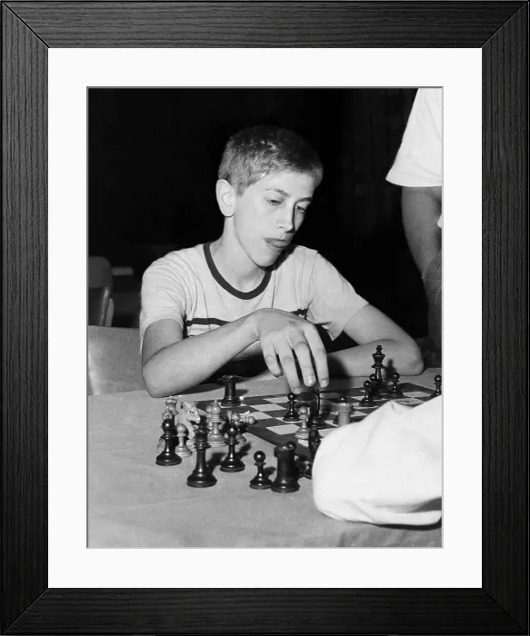 Framed Print : Bobby Fischer, circa 1957. Courtesy: CSU Archives  /  Everett Collection